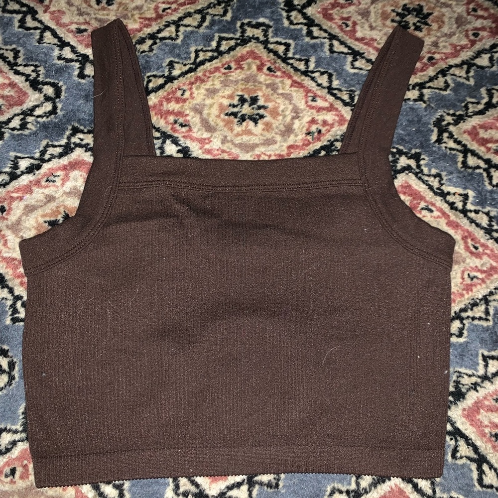 Cotton On brown Square Neck Tank top